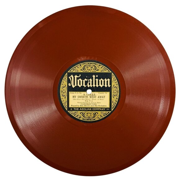 Ben Bernie - Love Tales / My Sweetie Went Away - 14622 Vocalion Red Shellac - Picture 4 of 5